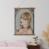 Art Nouveau 吊り下げ型タペストリー (寝室)