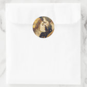 Art Nouveau A Couple In Love ラウンドシール (バッグ)