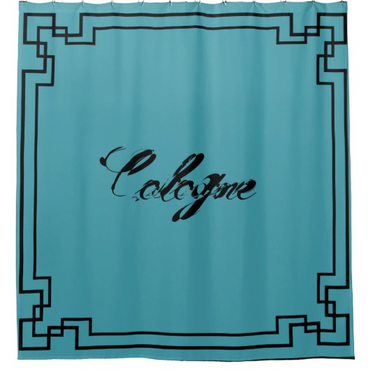 Art Nouveau Art Deco Köln Cologne Jugendstil シャワーカーテン (正面)