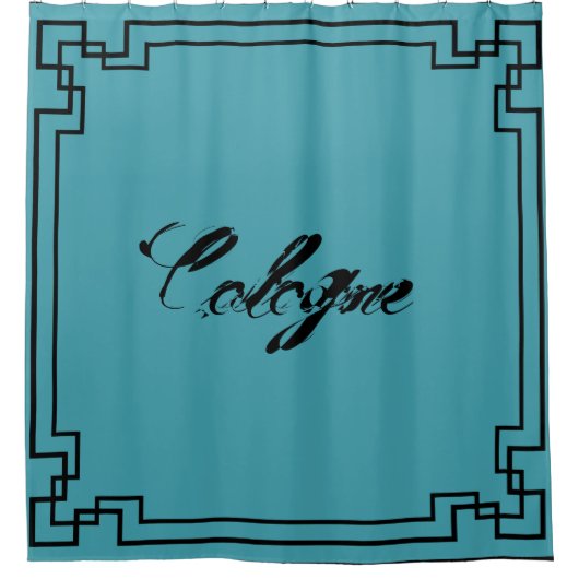 Art Nouveau Art Deco Köln Cologne Jugendstil シャワーカーテン (正面)