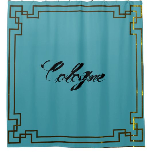 Art Nouveau Art Deco Köln Cologne Jugendstil シャワーカーテン (正面)