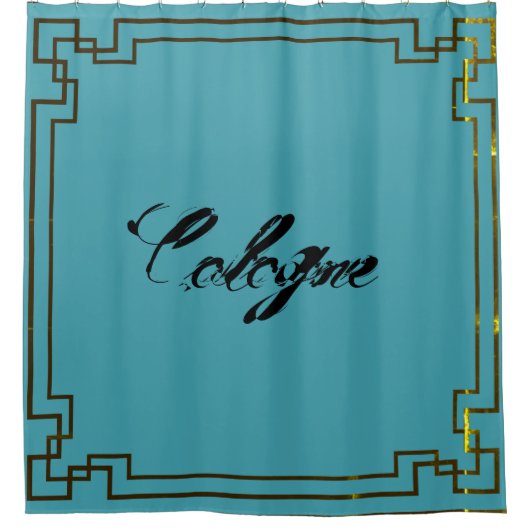 Art Nouveau Art Deco Köln Cologne Jugendstil シャワーカーテン (正面)
