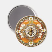 Art Nouveau Bee マグネット (正面/裏面)