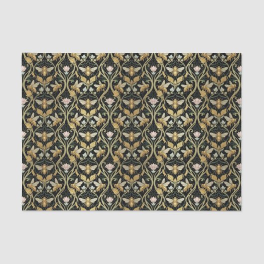 Art Nouveau Bees  薄葉紙 (正面)