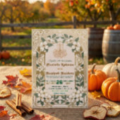 Art Nouveau Bismillah Calligraphy Vintage Garden 招待状