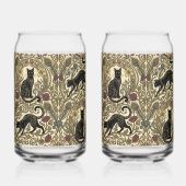 Art Nouveau Black Cats ガラス缶 (裏面)