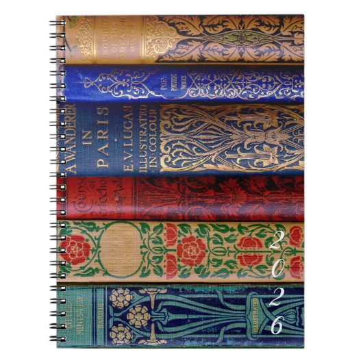 Art Nouveau Bookish Journal 2026 ノートブック (正面)