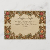 Art Nouveau Botanical Diapper Raffle エンクロージャーカード (正面)