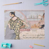 Art Nouveau Carmen Habanera Print – Vintage Opera  薄葉紙 (クラフト)