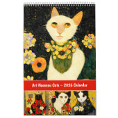 Art Nouveau Cats – 2026 Calendar   カレンダー (カバー)