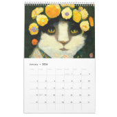 Art Nouveau Cats – 2026 Calendar   カレンダー (1月 2026)