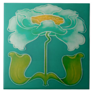 Art Nouveau ceramic firepkace Wall Tile タイル