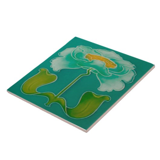 Art Nouveau ceramic firepkace Wall Tile タイル (側面)