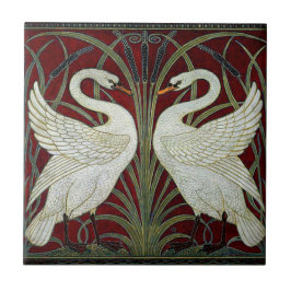 Art nouveau ceramic fireplace wall tile  タイル