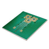 Art Nouveau Ceramic Fireplace Wall tile タイル (側面)