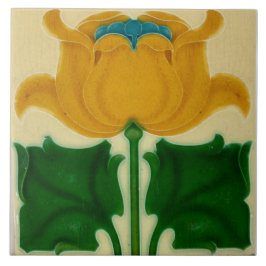 Art nouveau ceramic tile タイル