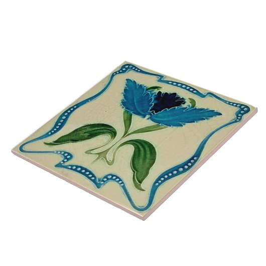 Art nouveau ceramic tile タイル (側面)