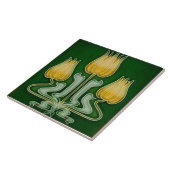 Art nouveau ceramic tile タイル (側面)