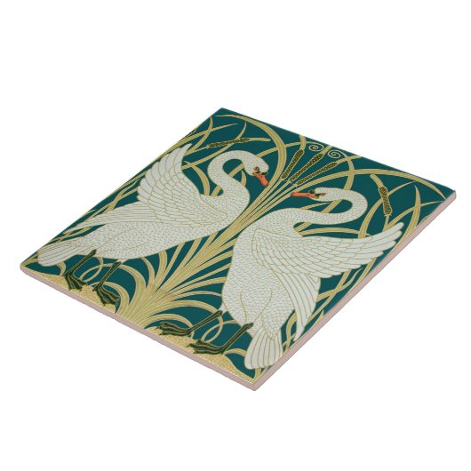 Art nouveau ceramic tile タイル (側面)