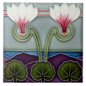 Art nouveau ceramic tile タイル (正面)
