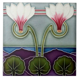 Art nouveau ceramic tile タイル
