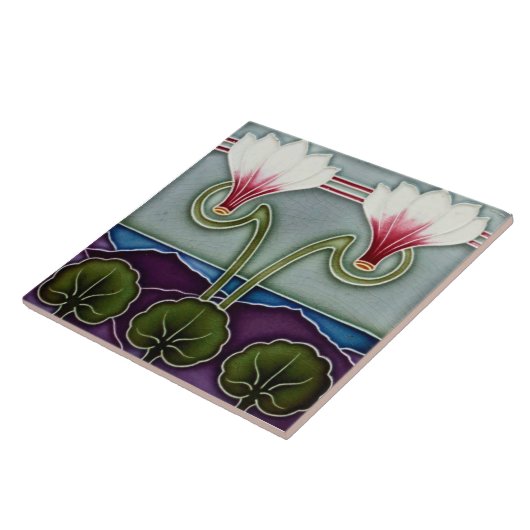 Art nouveau ceramic tile タイル (側面)