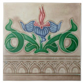 Art Nouveau ceramic tile タイル (正面)