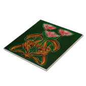 Art nouveau ceramic tile タイル (側面)
