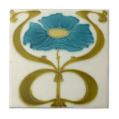 Art nouveau ceramic tile タイル (正面)