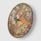 Art Nouveau Clock ラージ壁時計 (傾斜)