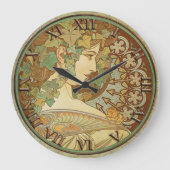Art Nouveau Clock ラージ壁時計 (正面)