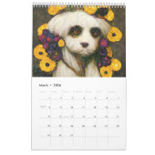 Art Nouveau Dogs – 2026 Calendar カレンダー (3月 2026)