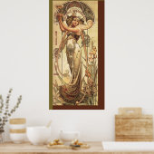 Art Nouveau Drink Advertisement ポスター (キッチン)