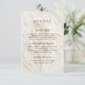 Art Nouveau Elegant Floral Details エンクロージャーカード (スタンド正面)