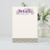 Art Nouveau Elegant Lovebirds Light Yellow エンクロージャーカード (スタンド正面)