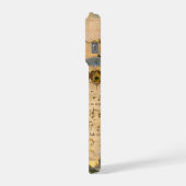 Art Nouveau Elsa Lohengrin Poster with Swans  iPhoneケース (左側面)