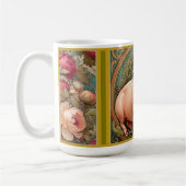 Art Nouveau Farmhouse Pig Mug コーヒーマグカップ (左)
