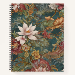 Art Nouveau Floral ノートブック