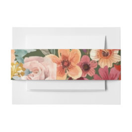 Art Nouveau Floral Botanical 招待状ベリーバンド