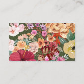 Art Nouveau Floral Calligraphy RSVP Card  エンクロージャーカード (裏面)