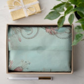 Art Nouveau Floral Decoupage Tissue Paper 薄葉紙 (ギフト)