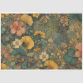 Art Nouveau Floral Decoupage Tissue Paper 薄葉紙