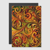 Art Nouveau floral design  (正面/裏面)