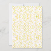 Art Nouveau Floral – Mandala Paisley Poster Art セーブザデート (裏面)