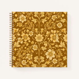 Art Nouveau Floral Notebook ノートブック