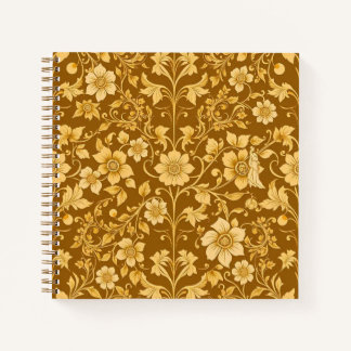 Art Nouveau Floral Notebook ノートブック