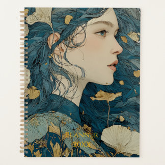 Art Nouveau Floral Woman Planner プランナー手帳