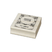 Art nouveau frame ex libris ラバースタンプ (スタンプ)