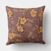 Art Nouveau Garden Muse Design クッション (裏面)