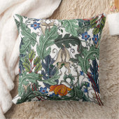 Art Nouveau Garden Muse Design クッション (ブランケット)